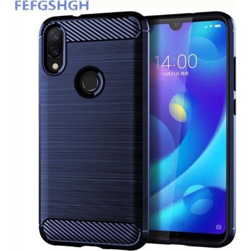 Carbon Fiber Cover For Xiaomi Redmi Note 7 Case Rubber Silicone Phone Cases For Xiaomi Redmi 7 Back Case