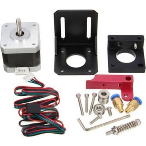 DuoWeiSi 3D Printer Parts MK7 MK8 All Metal Remote Extruder Kit For 1.75mm Filament 3D Printer