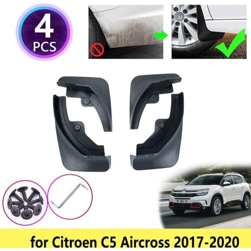 For Citroen C5 Aircross 2017 2018 2019 2020 Mudguards Mudflap Fender Mud Flaps Baffle Muddy Splash Front Rear Wheel Accessories