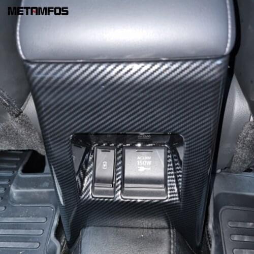 For Mitsubishi Pajero/Montero/Shogun Sport 2019-2021 Rear Seat Air Condition Vent Outlet Cover Trim Decoration Inner Accessories