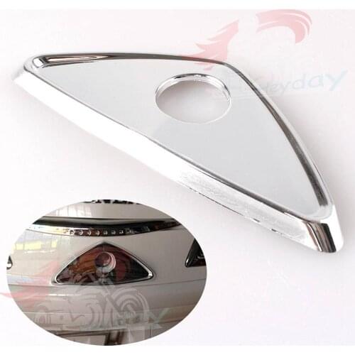 ABS Plastic Chrome Trunk Key hole Trim For Honda Goldwing GL1800 2001-2010 02 03 04 05 06 07 08 09