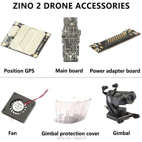 HUBSAN ZINO 2 UAV original spare parts aircraft PTZ power adapter board motherboard GPS fan, etc
