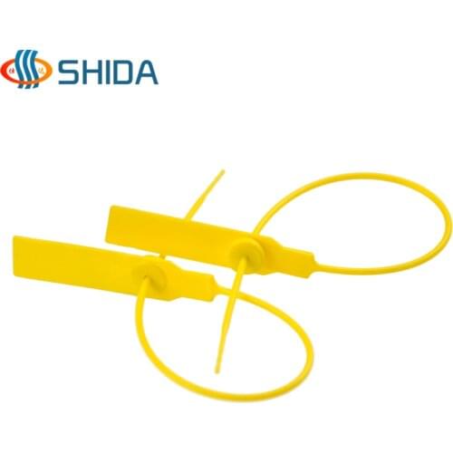 Hot sale 50pcs/lot 280mm length Plastic tightening security wire seals padlock cable tightener Ties Seal Lock for cargo