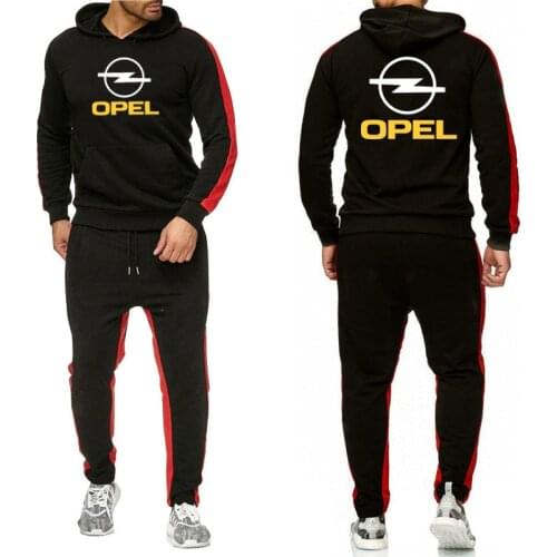 OPEL Logo 2021 New Spring and Autumn Sweatpants Mans Comfortable Cotton Trousers Sport Suit clothes Hoodies Hooded Suit