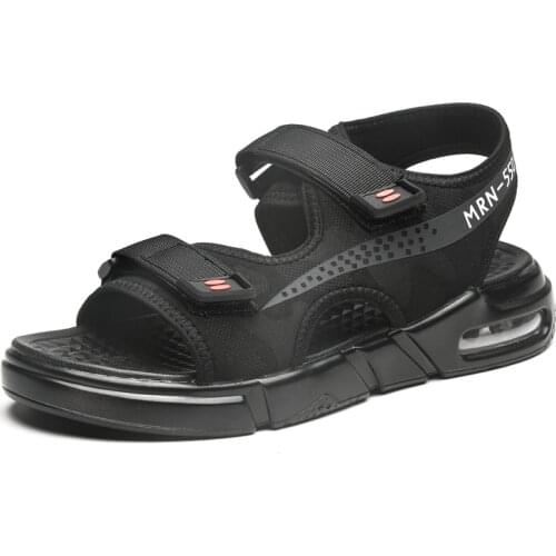 Sandals Mens Tide 2019 New Summer Air Cushion Soft Bottom Slippers Korean Version Of The Trend Of Sports Shoes