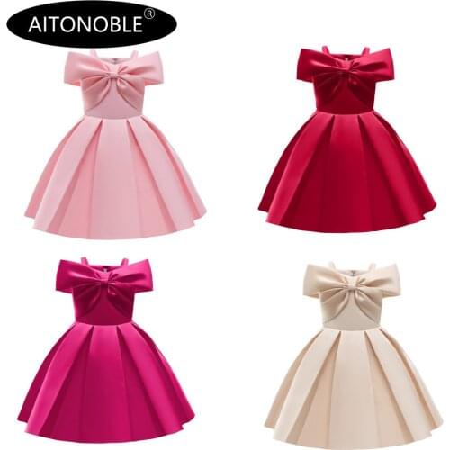 Aitonoble Summer New Costume Gilrs Dress Girls Dress Princess Dress KidsSkirt Cosplay Dress For Girls With a Gift Bag