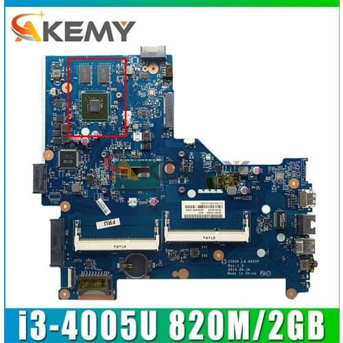 Original For HP 15-R Laptop Motherboard With SR1EK i3-4005U 820M/2GB GPU DDR3L ZSO50 LA-A992P MB 100% Tested Fast Ship
