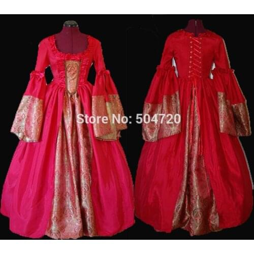 Tailored! purple Royal 18 Century French Duchess Retro medieval Renaissance Reenactment Theatre Civil war Victorian dress HL-439