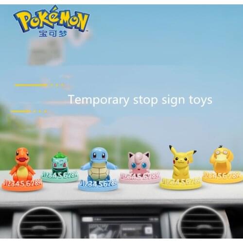 Takara Tomy Pokemon Originele Pikachu Squirtle Psyduck Jigglypuff Charmander Bulbasaur Tijdelijke Stop TekenKerstcadeauSpeelgoed