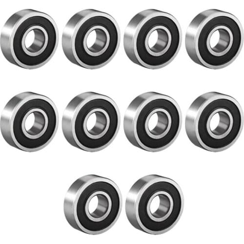 6000ZZ 6000RS Deep Groove Ball Bearing 10x26x8mm Double Shielded Bearing Steel Bearings 10 Pack