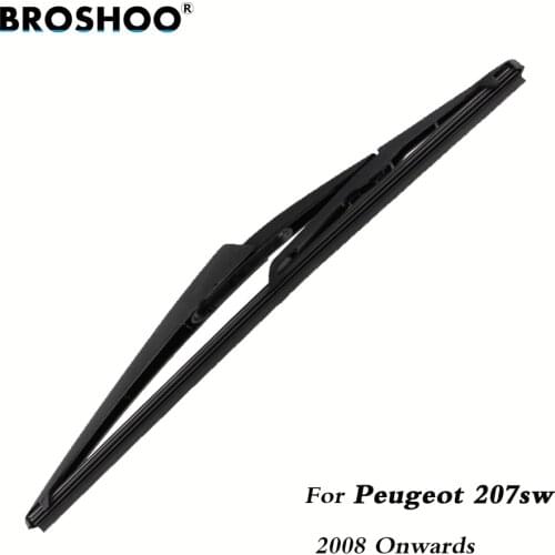 BROSHOO Car Rear Wiper Blade Blades Back Windscreen Wiper Arm For Peugeot 207SW Hatchback (2008 Onwards) 305mm Auto Styling