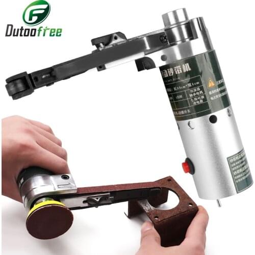 100W Grinding Machine Fixed Angle Sharpening Machine Angle Grinder Belt Sander Sharpener Small Grinding Machine Drill Grinde