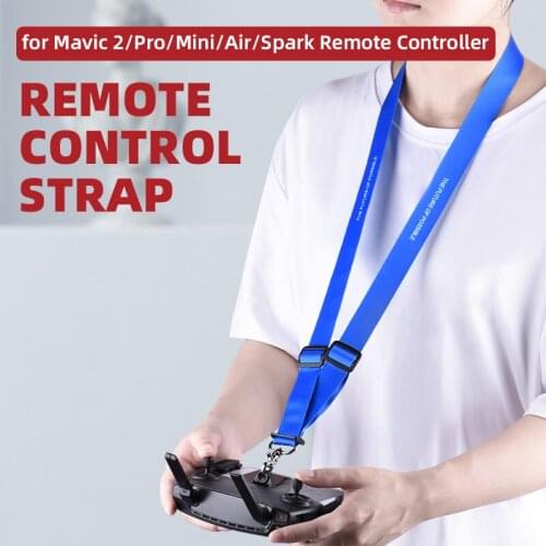 Black Blue Remote Control Lanyard for DJI Yu 2/PRO Mavic Mini/air/ Xiao Lanyard With Hanging Buckle Bracket Accessories