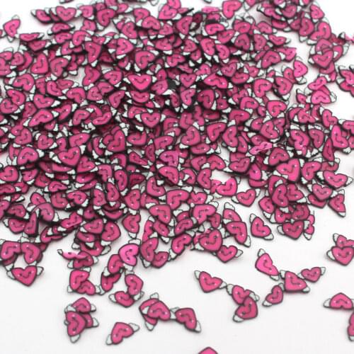 100g/Lot Smiling Angel SlicesPolymer Soft Clay Sprinkles for DIY Crafts Filling Decoration Accessories