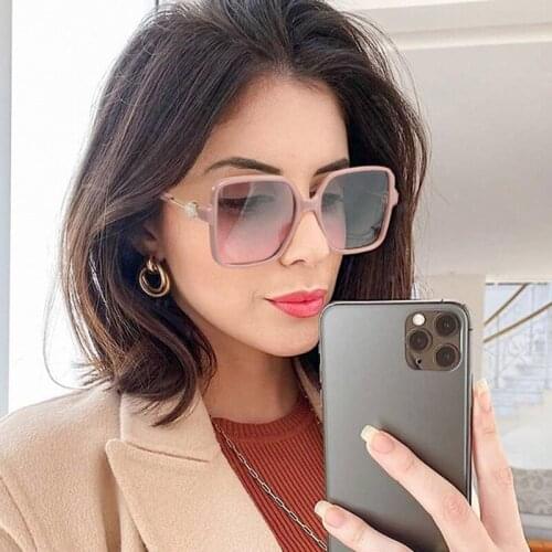 LNFCXI Square Luxury Sunglasses Square For Men Women Fashion Shades UV400 Vintage Glasses