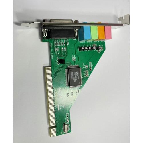 New 4 Channel 5.1 Surround 3D PC PCI Sound Audio Card w/Game MIDI Port Sound Card for PC Windows XP/7/8/10