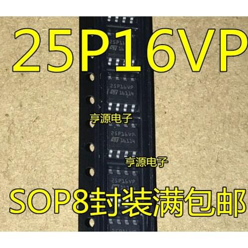 100% New&original 25P16VP M25P16-VMN6TP SOP-8 16M In stock