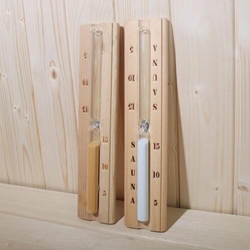 15 Minutes Sauna Hourglass, Sauna Sand Timer Wall-Mounted Sand Hour Glass U2JC