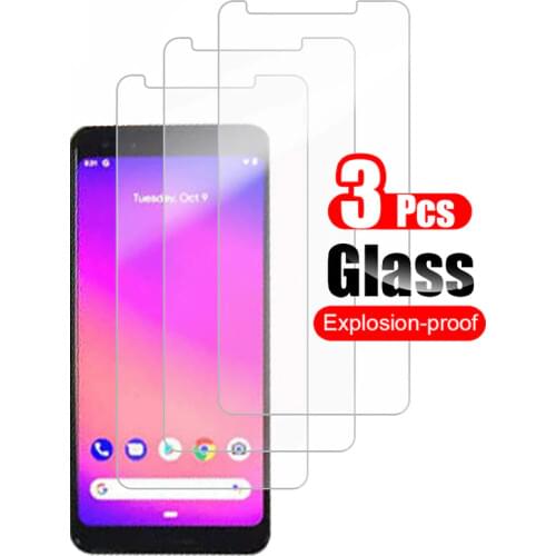 3Pcs Tempered Glass For Google Pixel 3A 3AXL Screen Protector Guard For Google Pixel 3A Protective Glass Film 9H Clear