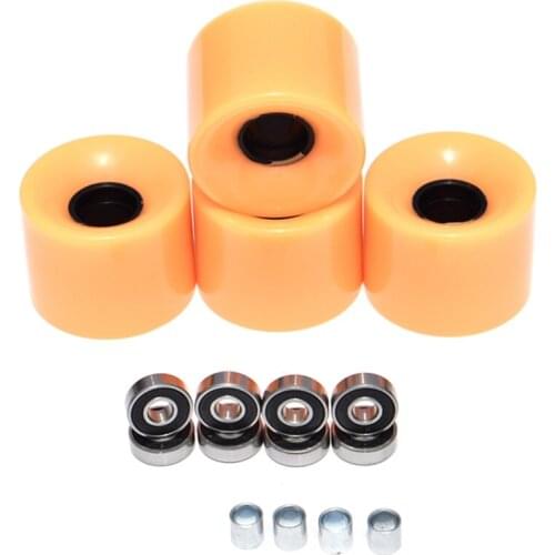 4Pcs/Set Cruiser Skateboard Wheels Blank Pro 60X45mm Longboard Wheel Fit 22 Inch Skate Board