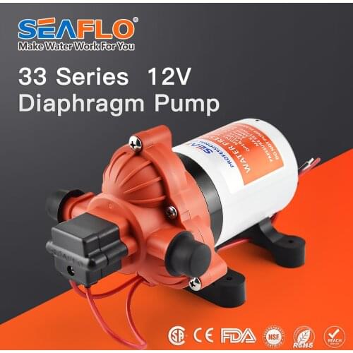 SEAFLO 3.0 GPM 45 PSI Automatic Marine Water Diaphragm Pump 12V Self Priming Electric Yacht Boat Ship RV Caravan High Pressure