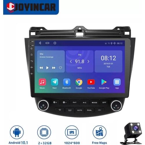 JOYINCAR 10.1" Touch Screen Android 9.1 Car Radio For Honda Accord 7 Car Multimedia Player auto GPS Navigation Stereo 2003-2007