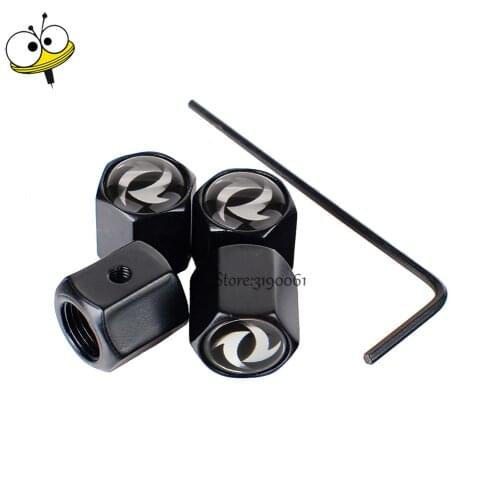 Car Accessories Car Wheel Tire Valve Stem Caps Sticker for Dongfeng AX7 S30 DFSK V26 V27 K17 Fengshen A30 Joyear X6 Future SX6