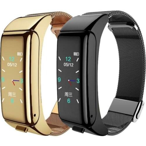 B60 Smart Bluetooth Headset Bracelet 2-in-1 Heart Rate Health Monitoring Phone Watch Blood Pressure Smartwatch