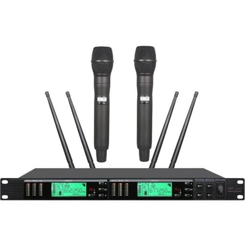 Wireless Microphone system True Diversity UHF cordless mic wireless karaoke DJ