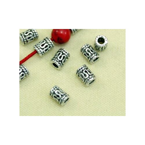 6*4mm 20pcs/lot Tibetan Silver Lantern beads Antique beads Loose Bead Spacer Beads Connectors for DIY Jewelry Making bracelet