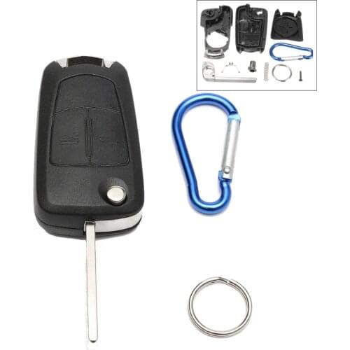 2 Button Remote Key Case Shell With Keychain For Vauxhall/Opel Corsa Astra Tigra