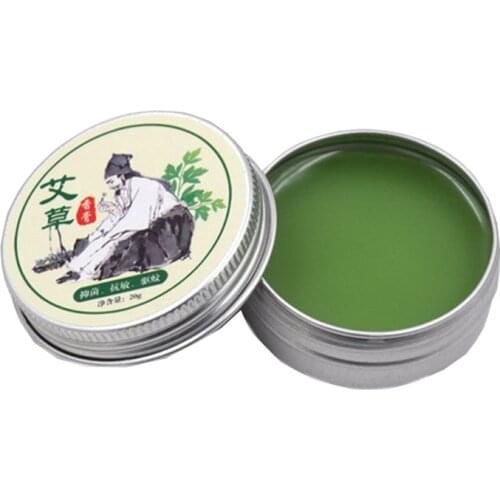 CN HERB Moxa grass oil 20G adjustable artemisia oil mosquitoes itching Drive midge moxibustion moxibustion partner cream