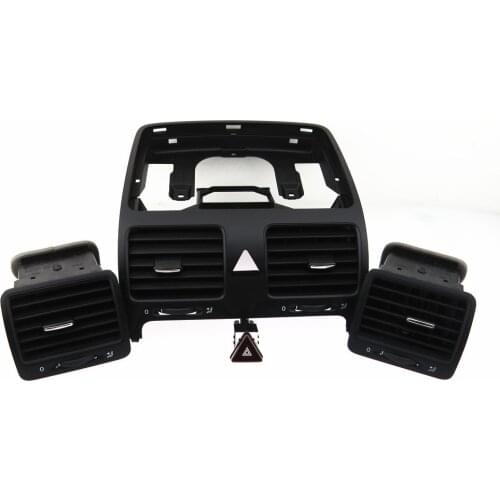 FHAWKEYEQ Qty 4 Air Conditioner Cooling Ventilation Vent Warning Switch For VW Rabbit Jetta MK5 Golf MK5 18G 953 509 1KD 819 703