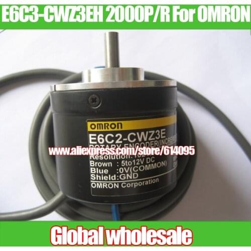 1pcs E6C3-CWZ3EH 2000P / R photoelectric encoder for Omron / 2000p line speed rotary photoelectric encoder