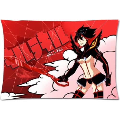KILL la KILL Printed Pillowcase Custom Pillow Case Cover Rectangle Polyester Pillow Slip 50cmx75cm Christmas Gift