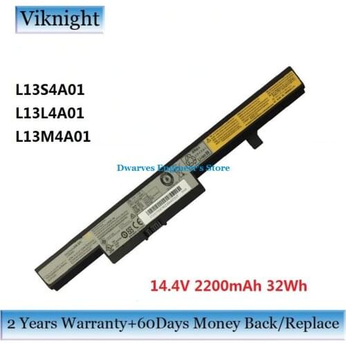 Original L13S4A01 Laptop Battery for Lenovo G550S M4400 M4500 B40 B40-70 Battery L13M4A01 L13L4A01 L12L4E55 45N1187 14.4V 32Wh