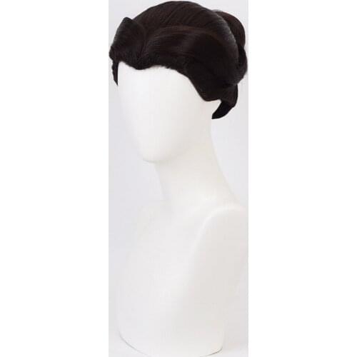 Anime Demon Slayer Beauty Tip Dark Brown Cosplay Wig Synthetic Hair Halloween Party Wigs Props