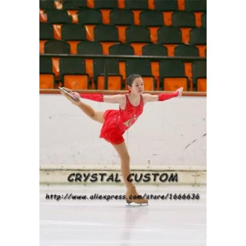 Girls Figure Skating Dresses For Competition Graceful New Brand Ice Skating Dress Custom DR3965