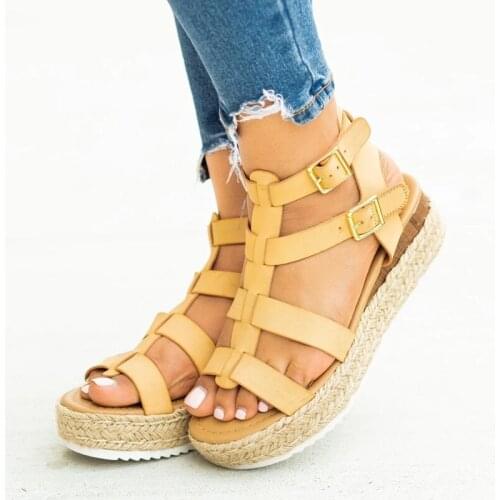 Women Sandals Wedges Shoes for Women High Heels Sandals Summer Shoes 2020 Fashion Chaussures Platform Sandals