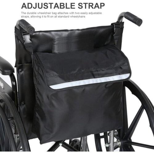 Wheelchair Storage Bag Electric Wheel Chair Storage Tote Travel Messenger Bag for Elderly Carrying Things on Wheelchair Bag