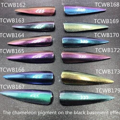 TCT-324 Chameleon Powder Chrome Magic Powder Nail Glitter Nails Art Decoration Eye Shadow Aurola Glitter Henna Makeup Festival