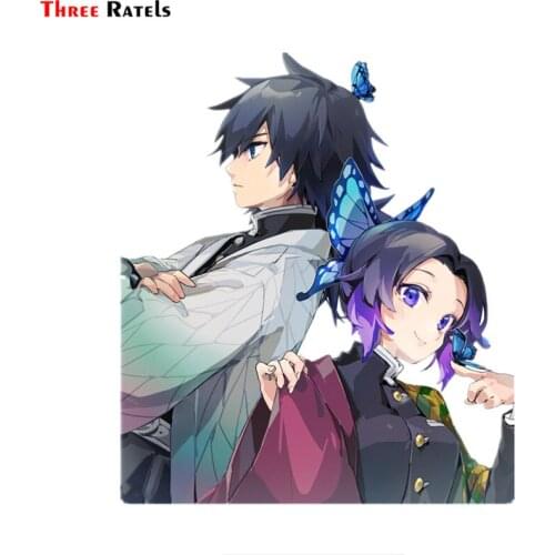 Three Ratels F574 Tomioka Giyuu Kimetsu No Yaiba Car Windshield Sticker Macbook Decal