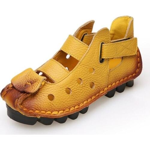 Soft Flats Women Leather Shoes Moccasins Mother Loafers Casual Female Driving Ballet Footwear