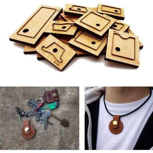 Japan Steel Blade Rule Die Cut Steel Punch keychain coin purse Cutting Mold Wood Dies for Leather Cutter for Leather Crafts