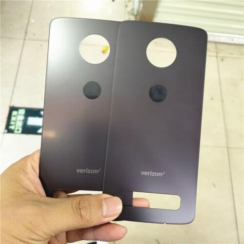 Back Battery Cover Housing For Motorola Moto Z4 Z4Play XT1980-04 Glass Battery Back Cover Rear With Logo