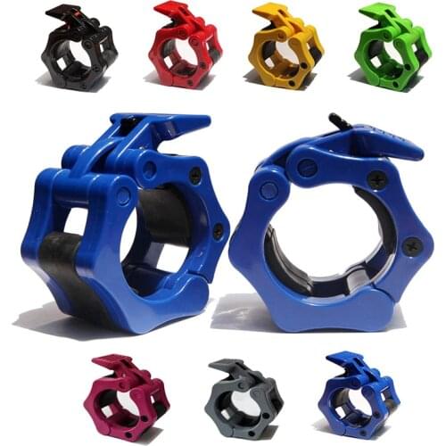 25/50mm Spinlock Collars Barbell Collar Lock Dumbell Clips Barbell Clamps Weight Lifting Bar Gym Dumbbell Fitness Body Building