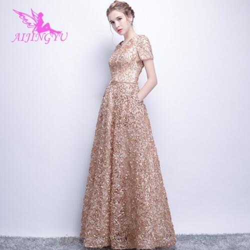 AIJINGYU Sexy Party Gown Women Long Dress Special Occasion Prom Dresses Evening Elegant Formal 2021 Fashion Ball Gowns FS332