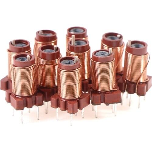 10pcs 26T 2.1uh-6.3uH Adjustable High-Frequency Ferrite Core Inductor
