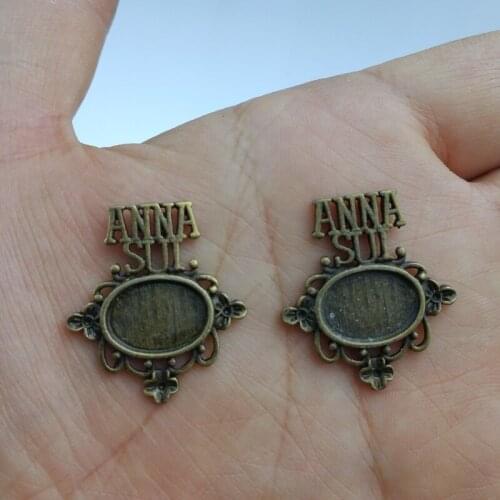 10 pieces / lot 30x27mm Alloy jewelry Findings charm pendants Antiqued bronze Fit Bracelet Necklace Earrings