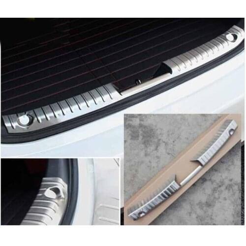 ACCESSORIES FOR MAZDA 3 AXELA SEDAN BM 14-16 OUTER INNER REAR BUMPER PROTECTOR CARGO BOOT DOOR SILL PLATE COVER TRUNK SCUFF